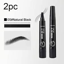 Delineador De Cejas 4 Puntas Tinta Sem
