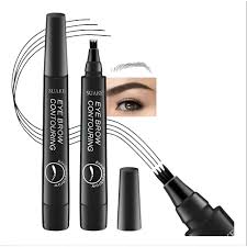 Delineador De Cejas 4 Puntas Tinta Sem